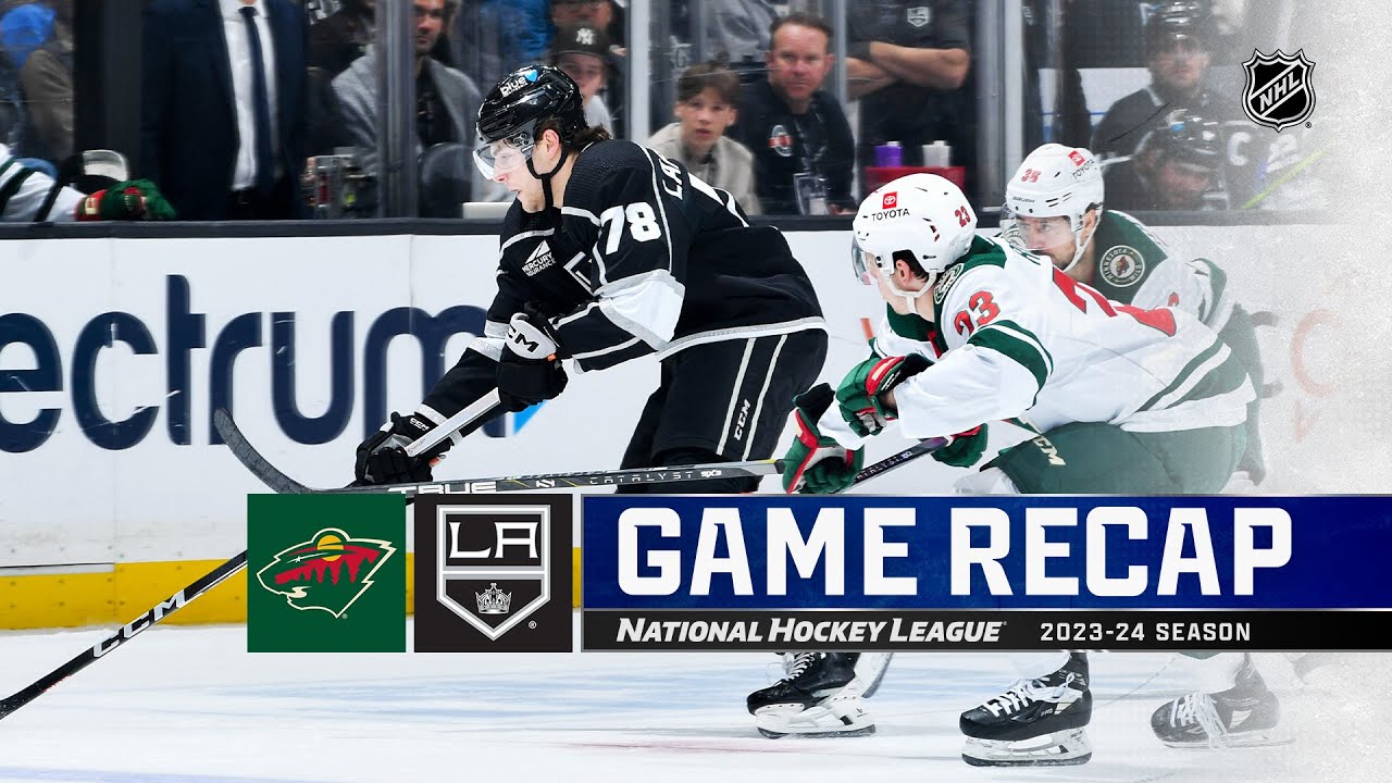 Wild @ Kings 3/20 | NHL Highlights 2024