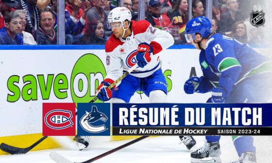Canadiens vs Canucks| Faits saillants