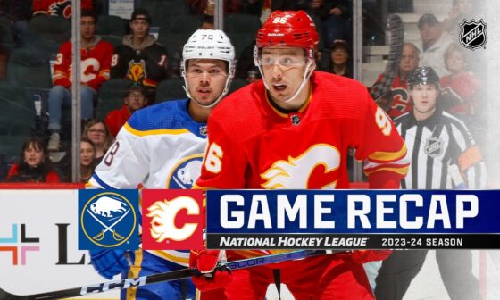 Sabres @ Flames 3/24 | NHL Highlights 2024