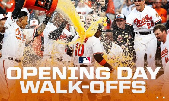 ALL MLB Opening Day walk-offs in the last 20 years!!