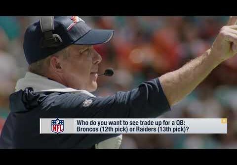 Who do you want to see trade up for a QB: Broncos or Raiders?
