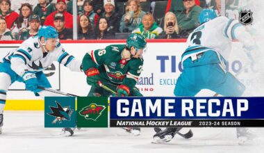 Sharks @ Wild 3/28 | NHL Highlights 2024