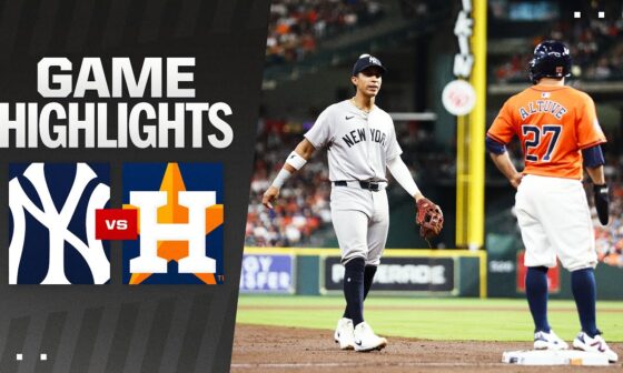 Yankees vs. Astros Game Highlights (3/29/24) | MLB Highlights