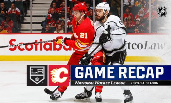 Kings @ Flames 3/30 | NHL Highlights 2024