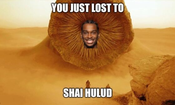 Continuing my Dune themed Thunder memes