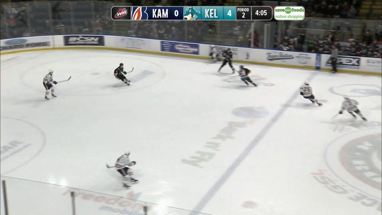 Caps 2023 second round pick Andrew Cristall gets point No. 100 in the WHL