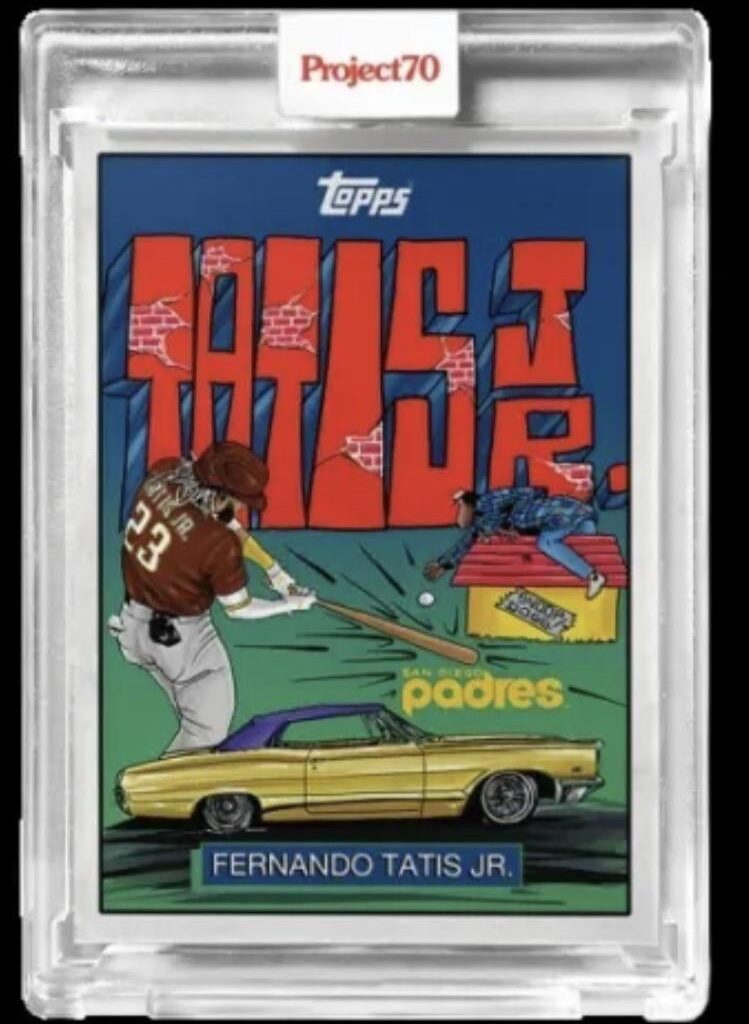 I’m giving away a Topps Project 70 Fernando Tatis Jr. Snoop Dogg card!