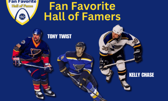 The brand new St. Louis Blues Fan Favorite Hall of Fame officially has its inaugural class!! Congratulations to Barret Jackman, Kelly Chase, and Tony Twist. Each of these players had over 60% of the votes. Thank you to everyone who took the time to vote!