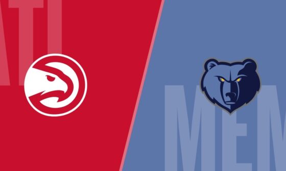 GAMEDAY THREAD: Your good and honest Grizzlies (22-41) welcome the Hawks (28-34) to the 901 tonight at 7PM