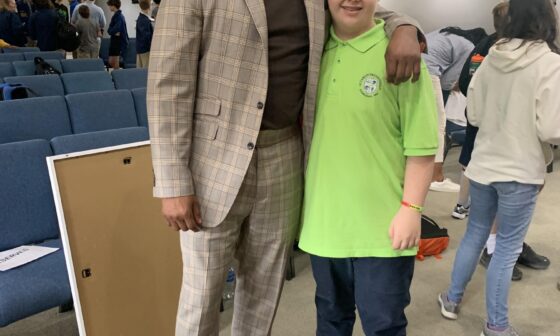 My Son Got to Meet Nick Anderson