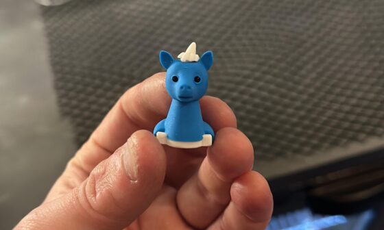 Colts fan in Finland. This was my Kinder Egg toy today.