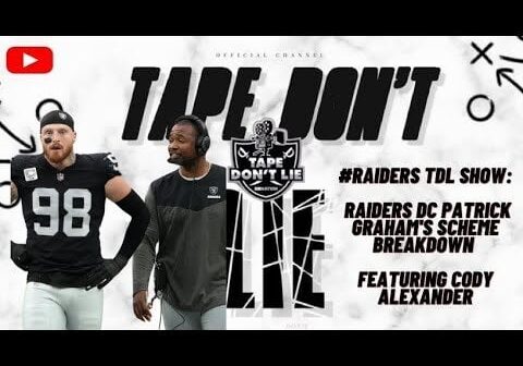 [Tape Don’t Lie] #Raiders TDL Show: Raiders DC Patrick Graham's scheme breakdown featuring Cody Alexander