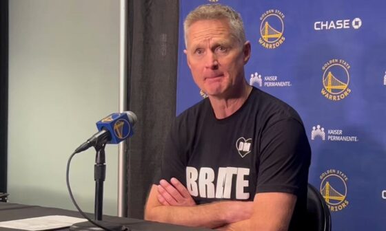 [Slater] Steve Kerr details the “bizarre” ending. He said he doesn’t like the rule that allowed referees to go back and disallow the LeBron 3.