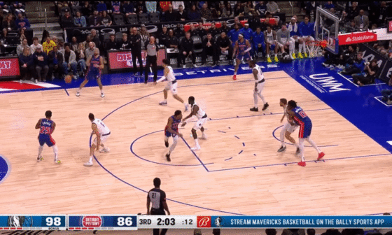 Josh Green's defense leaves a lot to be desired. Why is he giving up a wide open lane to Evan Fournier of all people? He does this multiple times a game. Against better teams, the straight line drives he gives up routinely get punished. His closeouts and perimeter defense need to be a lot better.