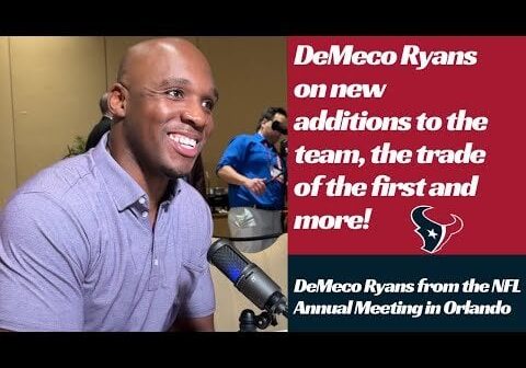 DeMeco Breaks Down New Additions, Trade of First Round Pick, Upgrading WR Room, and more. Very insightful interview, shoutout to Cody Stoots.