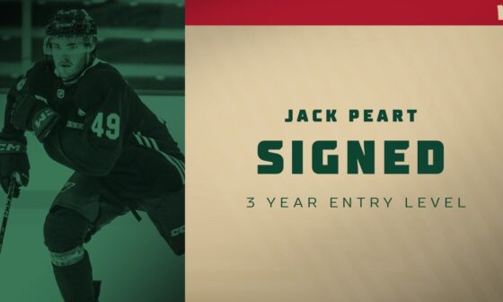 Minnesota Wild Signs Defenseman Jack Peart | Minnesota Wild