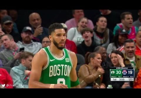 [HIGHLIGHTS] Tatum scores 30, Hauser hits 10 threes en route to 30 points and Pritchard dishes out career-high 13 assists as the Celtics blow out the Wizards!