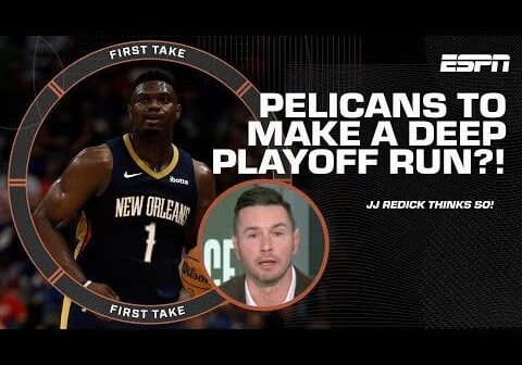 JJ Redick thinks the Pelicans can make a 'DEEP RUN' in the playoffs! 👀 | First Take