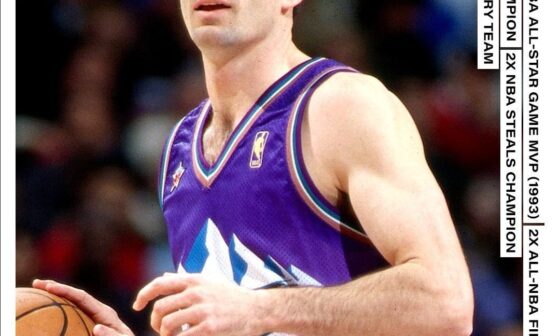 [NBA History] Join us in wishing a Happy 62nd Birthday to the NBA all-time leader in career assists & steals, 10x All star and 75th Anniversary Team member, John Stockton.