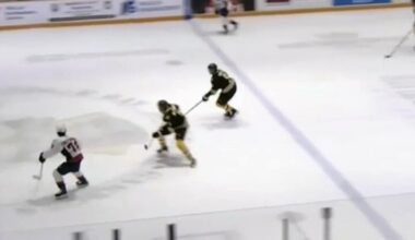 Tnias Mathurin(5th round ‘22 for the North Bay Battalion) with a between the legs shorthanded goal.
