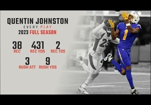 Quentin Johnston 2023 Season Highlights | Every Target, Catch, and Run