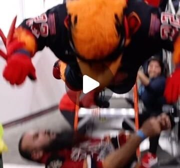 What Fuego (CV Firebirds Mascot) was up to this weekend