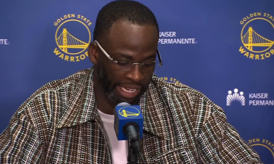 Dray on recent change in reffing: “You can't get Steph to sell a call if his life depended on it. So we're a team that naturally plays through that...you don't want to learn/practice flopping b/c you get to the playoffs & you're doing what you've been practicing, they don't call it & those are TOs.”