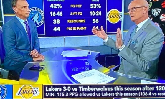 sportscenter casually pulling up false statistics to make a case for the lakers, alright man