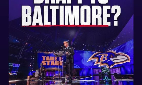 Draft coming to Baltimore?