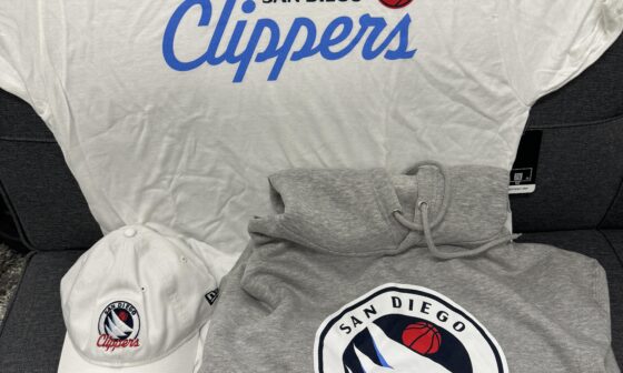 San Diego Clippers merch arrived today!