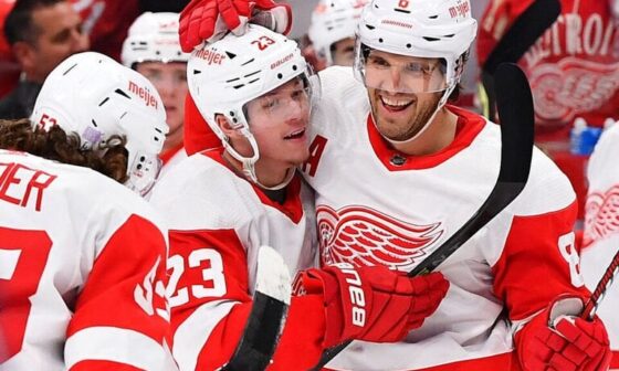 Raymond, Chiarot get into spat at Red Wings practice