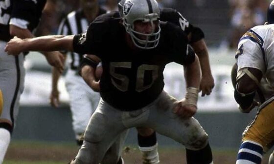 Day 50 of posting my favorite Raiders player to wear the number of the day: Dave Dalby