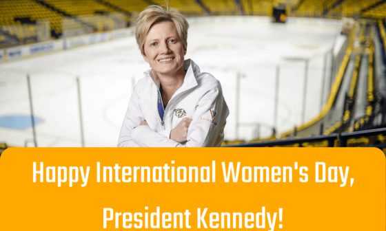 Happy International Women's Day to team president Michelle Kennedy!