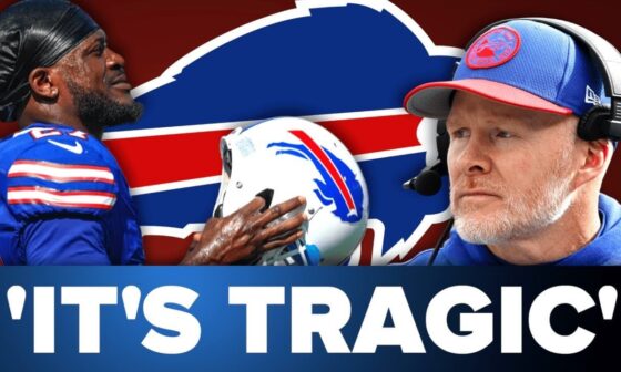 Sean McDermott gets emotional when asked about Tre’Davious White at the owners meeting.