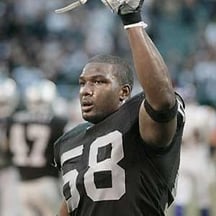 Day 58 of posting my favorite Raiders player to wear the number of the day: Napoleon Harris