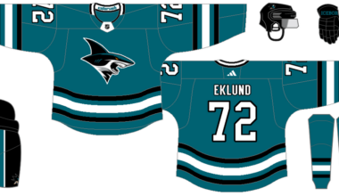 Sharks Color Rush concept - Teal (and black)