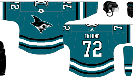 Sharks Color Rush concept - Teal (and black)