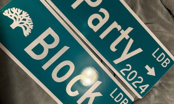 Block Party Street Signs!!! 🪧