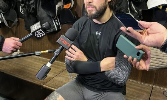 Doughty on the 1-3-1 system the Kings deploy, and the frustration opponents feel from it: “It puts a smile on our faces.”
