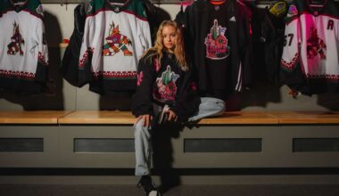 Women's night jerseys for the Arizona Coyotes