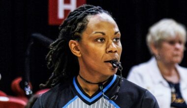 NCAA removes game official at halftime because of background conflict