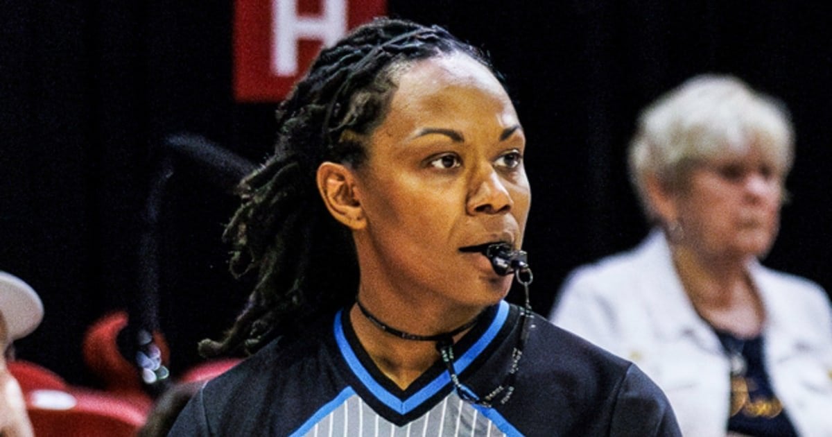 NCAA removes game official at halftime because of background conflict