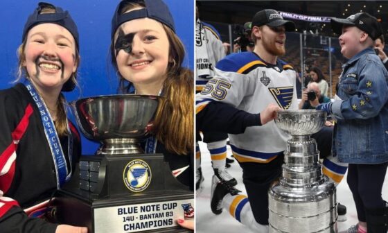 Blues superfan Anderson wins youth hockey title 5 years after Cup