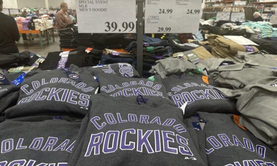 Some good Rockies gear at Costco in Littleton