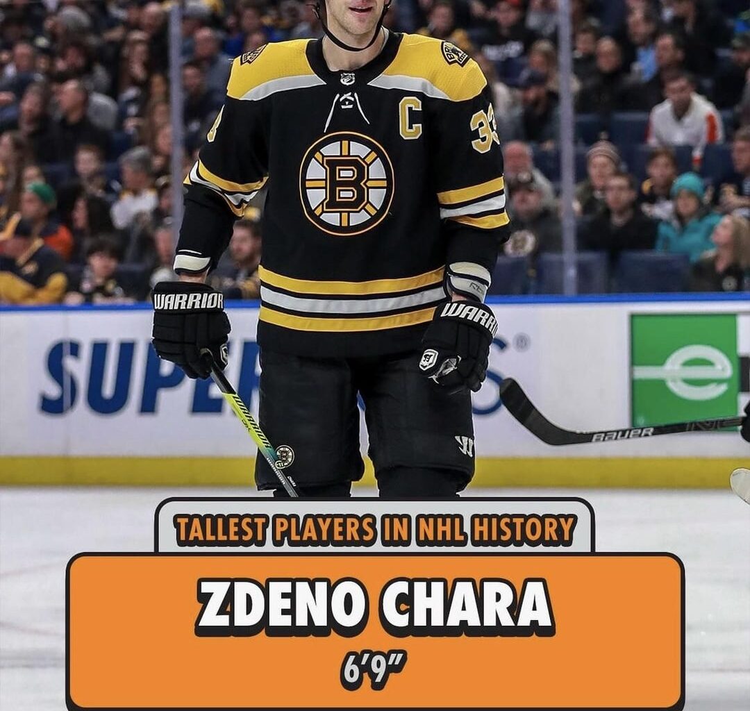 Tallest players in NHL history