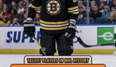 Tallest players in NHL history