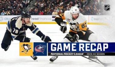 Penguins @ Blue Jackets 3/30 | NHL Highlights 2024