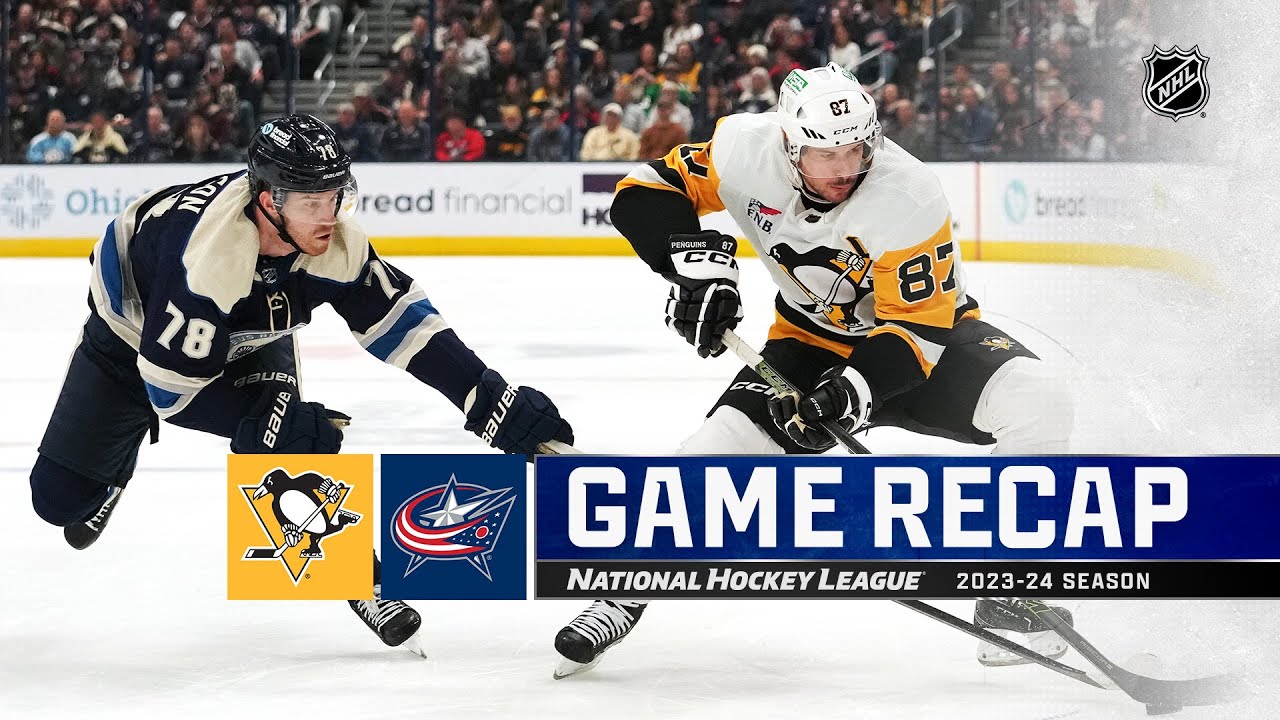 Penguins @ Blue Jackets 3/30 | NHL Highlights 2024