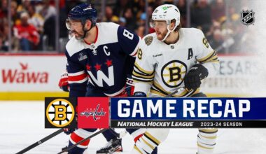 Bruins @ Capitals 3/30 | NHL Highlights 2024