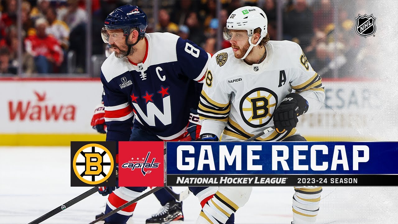 Bruins @ Capitals 3/30 | NHL Highlights 2024